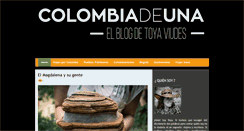 Desktop Screenshot of colombiadeuna.com
