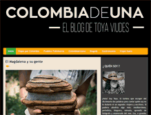 Tablet Screenshot of colombiadeuna.com